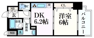 エステムコート新大阪Xザ・ゲートの物件間取画像